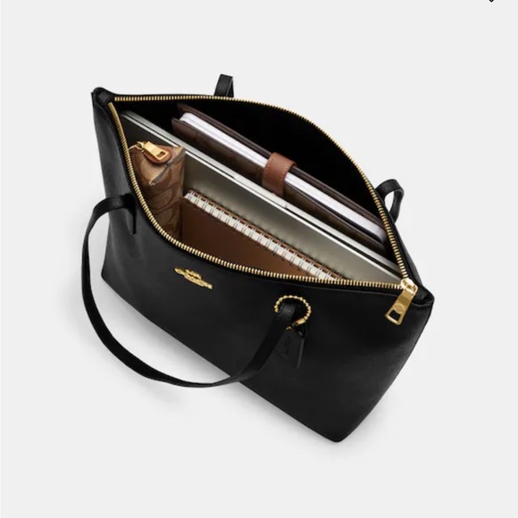 Coach Zip Top Tote - Picture 2 of 5